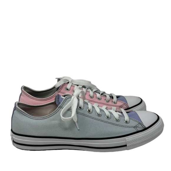 Converse Ctas Low Top Sneakers Men's Size Skate Pink Blue Canvas 02175C-WBPBV - Picture 1 of 10